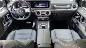 Mercedes G Klasse Innenraum mit Burmester Soundpaket
