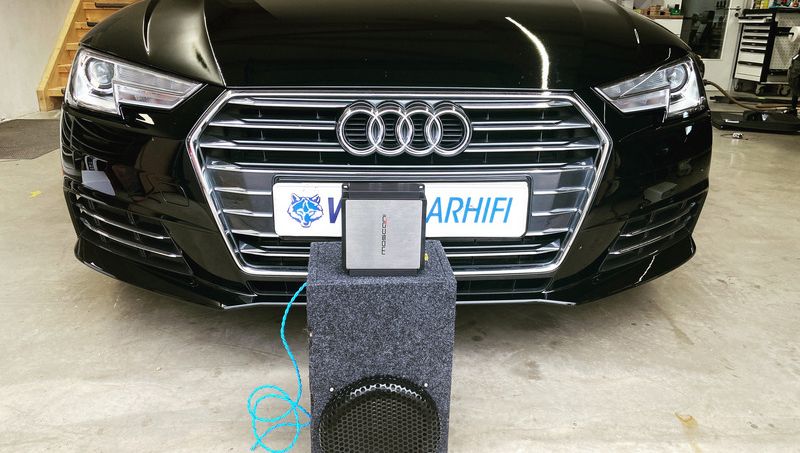 Audi A4 B9 Soundpaket mit Moscoi Pico 6/8DSP und ARC Audio Subwoofer