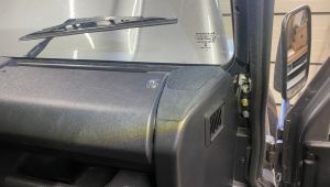 Landrover Defender 90 Lautprecheraufnahmen für den Audison Prima AP2 Breitbänder