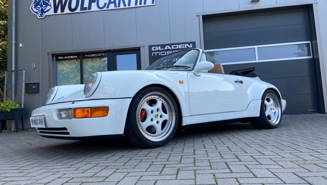 Porsche 964 Cabrio Carrera 2 bei Wolf Car Hifi