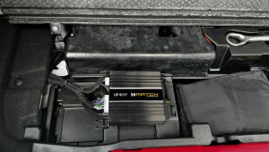 Mercedes A Klasse W177 mit Match UP6DSP im Kofferraum